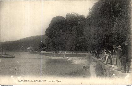 CPA Caudebec en Caux Le Quai