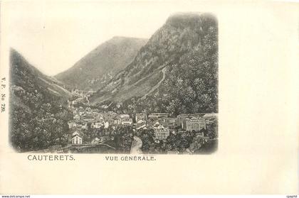 CPA Cauterets vue generale