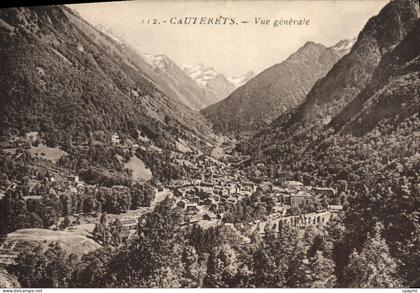 CPA Cauterets Vue generale