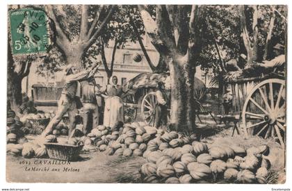 CPA - Carte postale-France-Cavaillon Le Marché aux melons VM37022xok