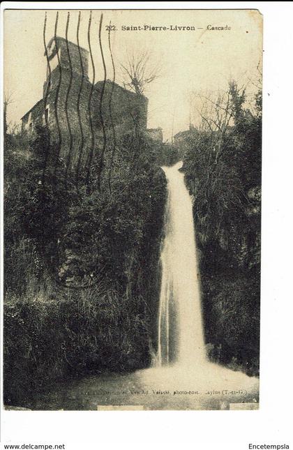 CPA - Carte Postale - FRANCE -  Saint-Pierre-Livron -Cascade - 1922 - S2194