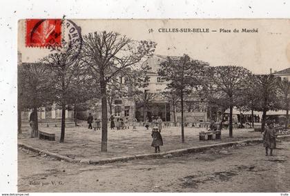 CELLES-SUR-BELLE PLACE DU MARCHE