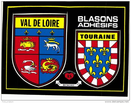 blason adhésif   Val de Loire Touraine
