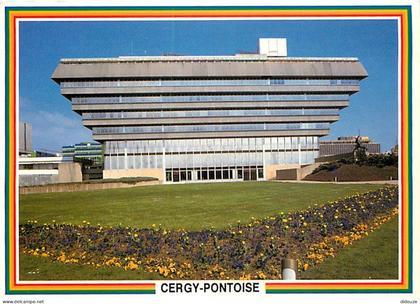 Carte Postale - 95 - Cergy Pontoise - La Préfecture - Fleurs - CPM - Voir Scans Recto-Verso - Poscard - Carta Postal -