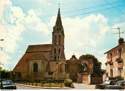 Carte Postale - 95 - Cergy Pontoise - Vieux Cergy - L'Eglise - Automobiles - CPM - Voir Scans Recto-Verso - Poscard - Ca