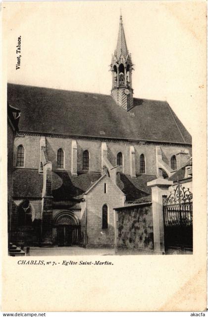 CPA Chablis Eglise St Martin (1478237)