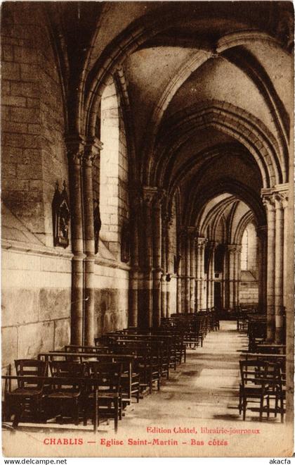 CPA Chablis Eglise St Martin (1478243)