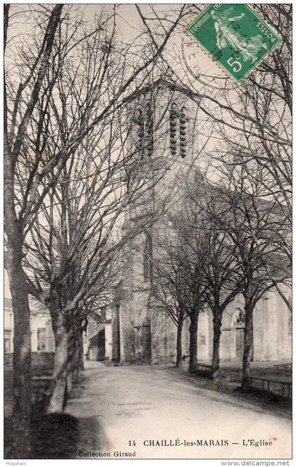 Chaillé les Marais : l'église