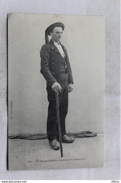 un gas de Challans, costume du dimanche, Vendée 85