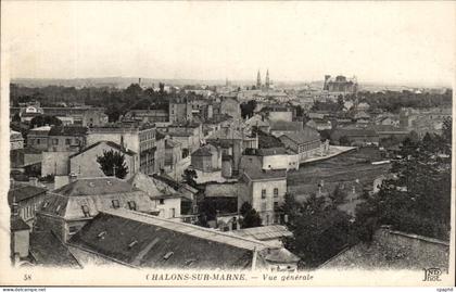 Chalons sur Marne CPA Vue generale