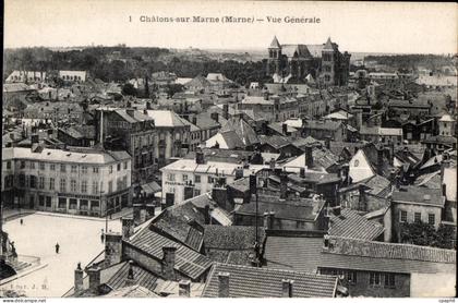 Chalons Sur Marne Marne Vue Generale