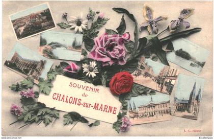 CPA-carte postale   France-Châlons-sur-Marne Souvenir de Châlons-sur-Marne 1908 VM44263+