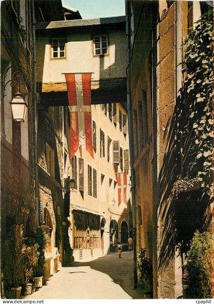 CPM Chambery Capitale de la Savoie Le Vieux Chambery Rue Basse du Chateau