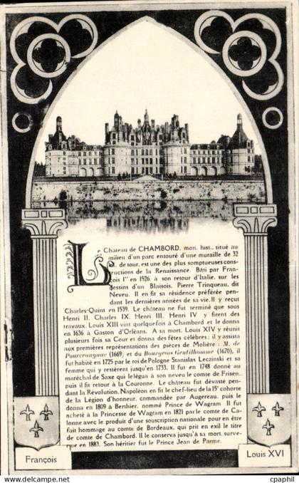 CPA Chateau Chambord