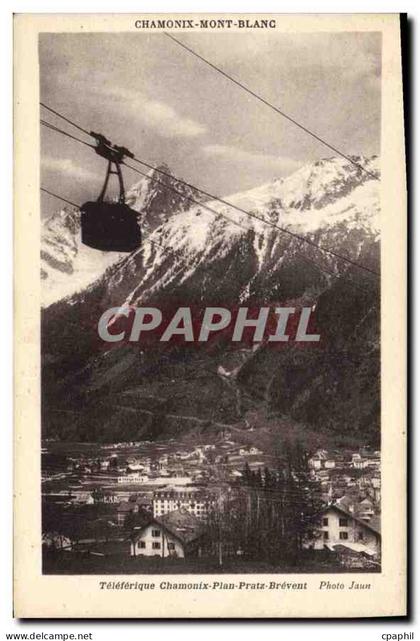 CPA Chamonix Mont Blanc Teleferique Chamonix Plan Pratz Brevent