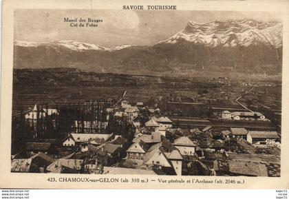 Chamoux sur Gelon - vue générale et l'Arclusaz