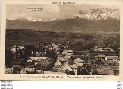 Chamoux sur Gelon - vue générale et l'Arclusaz