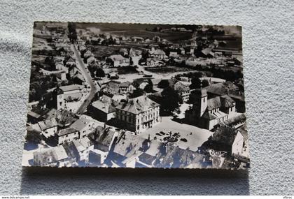 Cpm 1959, Champagnole, vue aérienne, la place de l'église, Jura