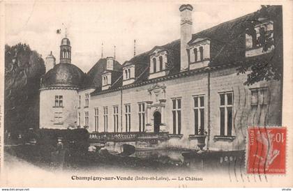 25-5162 : CHAMPIGNY-SUR-VEUDE. CHATEAU