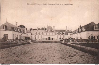 25-5166 : CHAMPIGNY-SUR-VEUDE. CHATEAU.