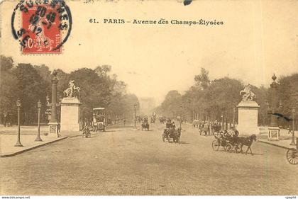 CPA Paris - Avenue des Champs-Elysees