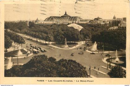 CPA Paris Les Champs Elysees Le Rond Point