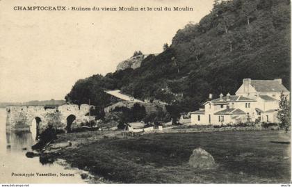 CPA CHAMPTOCEAUX - Ruinnes du vieux Moulin et le cul du Moulin (171554)