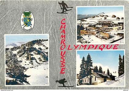 38 - Chamrousse - Multivues - Blasons - Hiver - Neige - Carte Neuve - CPM - Voir Scans Recto-Verso