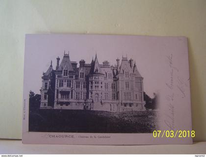 CHAOURCE (AUBE) CHATEAU DE LA CORDELIERE.