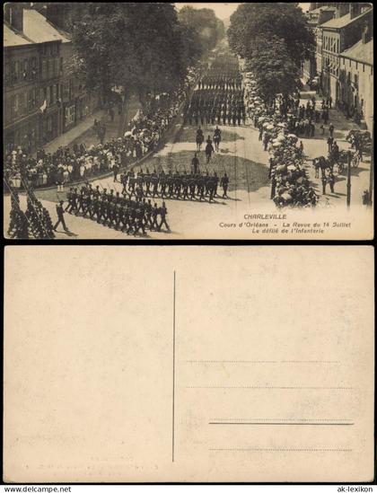 Charleville-Mézières Charleville-Mézières Cours d 'Orléans   14 Juillet 1915