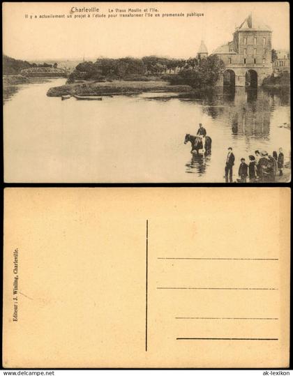 Charleville-Mézières   Le Vieux Moulin und die Insel, Charleville 1910