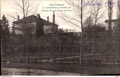 CPA Charmes sur Moselle Les Yosges Chateau Maurice Barres