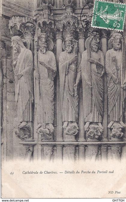 CPA CHARTRES -cathédrale