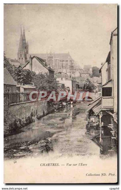 CPA Chartres Vue sur L'Eure