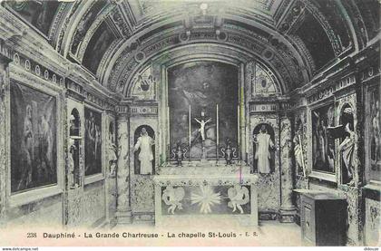 Carte Postale - 38 - La Grande Chartreuse - intérieur du Couvent de la Grande Chartreuse - Chapelle Saint louis - CPA -