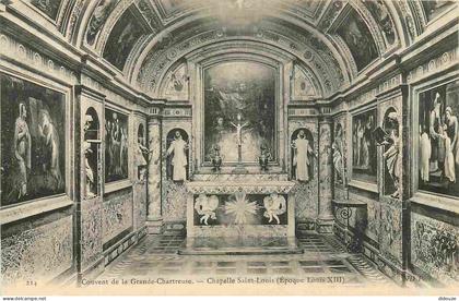 Carte Postale - 38 - La Grande Chartreuse - intérieur du Couvent de la Grande Chartreuse - Chapelle Saint louis - CPA -