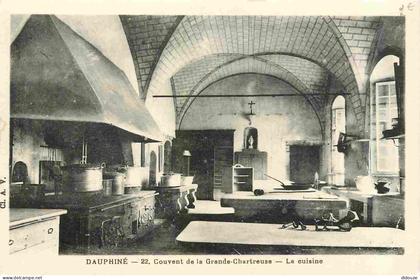 Carte Postale - 38 - La Grande Chartreuse - intérieur du Couvent de la Grande Chartreuse - Cuisine - CPA - Voir Scans Re
