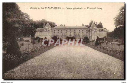 CPA Chateau De La Malmaison Facade Principale