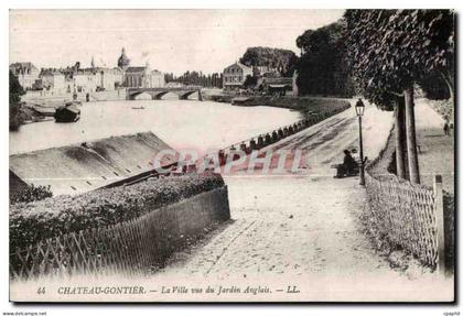 CPA Chateau Gontier La Villa vue du Jardin Anglais