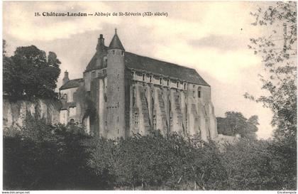 CPA Carte postale France  Château-Landon  Abbaye Saint Séverin  VM84808