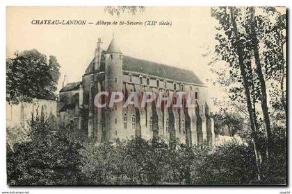 CPA Chateau Landon Abbaye de St Severin