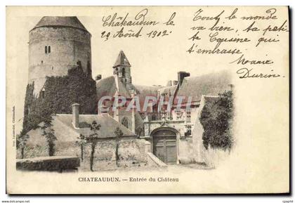 CPA Chateaudun Entree du chateau