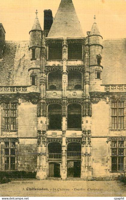 CPA Chateaudun Le Chateau Escalier d'Honneur