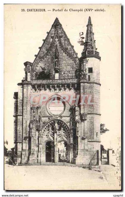 CPA Chateaudun Portail du Champde