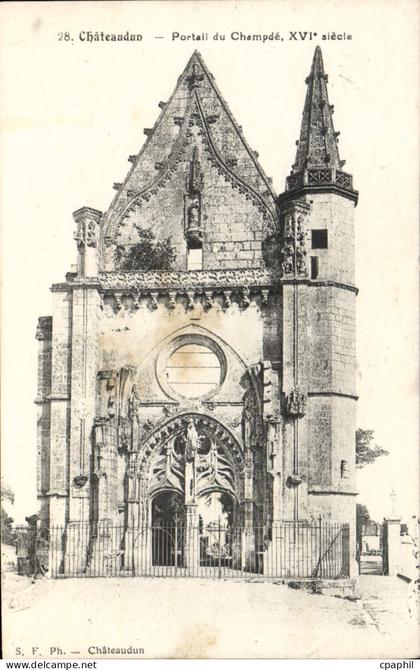 CPA Chateaudun Portail du Champde
