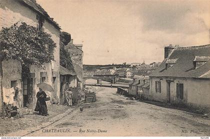 châteaulin * rue notre dame * villageois