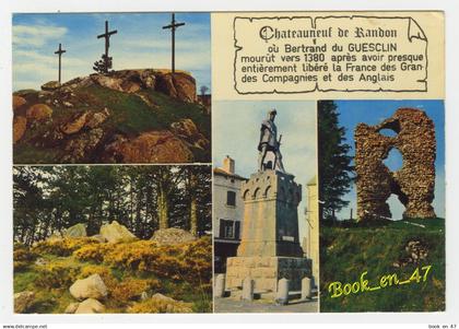 {92729} 48 Lozère Châteauneuf de Randon , multivues ; divers aspects