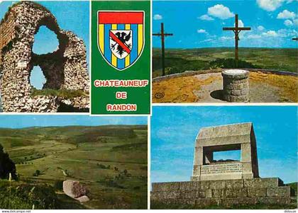 Carte Postale - 48 - Chateauneuf de Randon - Multivues - Blasons - Carte Neuve - CPM - Voir Scans Recto-Verso - Poscard