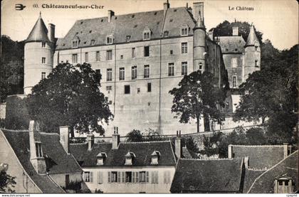 Chateauneuf sur Cher - Le Chateau - CPA