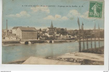 CHATEAUNEUF SUR SARTHE - Paysage sur la Sarthe